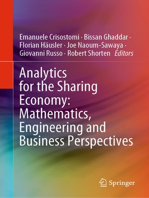 cover image of Analytics for the Sharing Economy